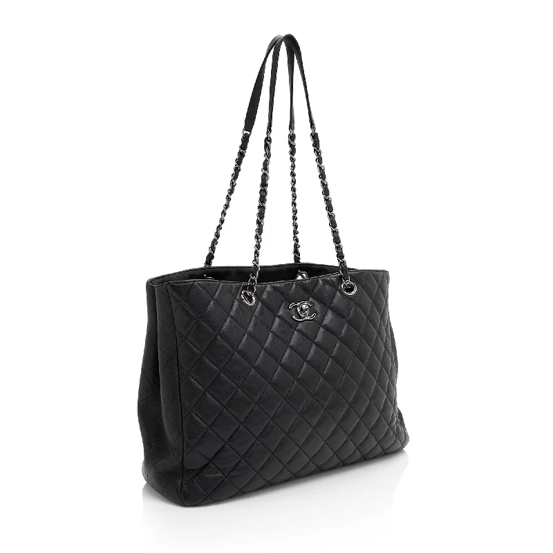 Chanel Luxury Handbag for High - End EventsChanel Grained Calfskin CC Large Shopping Tote (eEf2Jo)