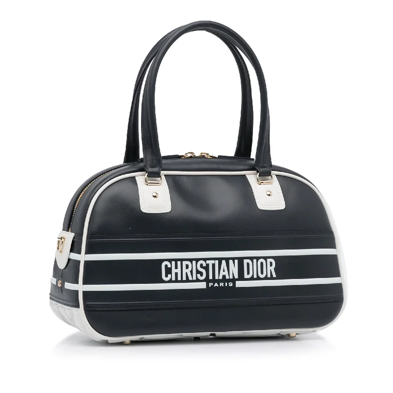 Christian Dior handbags with a back - pocket for quick storageDior Medium Dior Vibe Bowling Bag (oX1SIA)