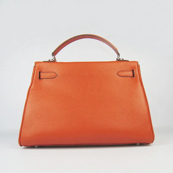 Hermes Constance Bags in Limited - Edition ColorwaysMedium - sized Hermès Kelly Bags in Taurillon Clemence leather for durabilityHermes Kelly 32cm Togo Leather 6108 Orange Silver