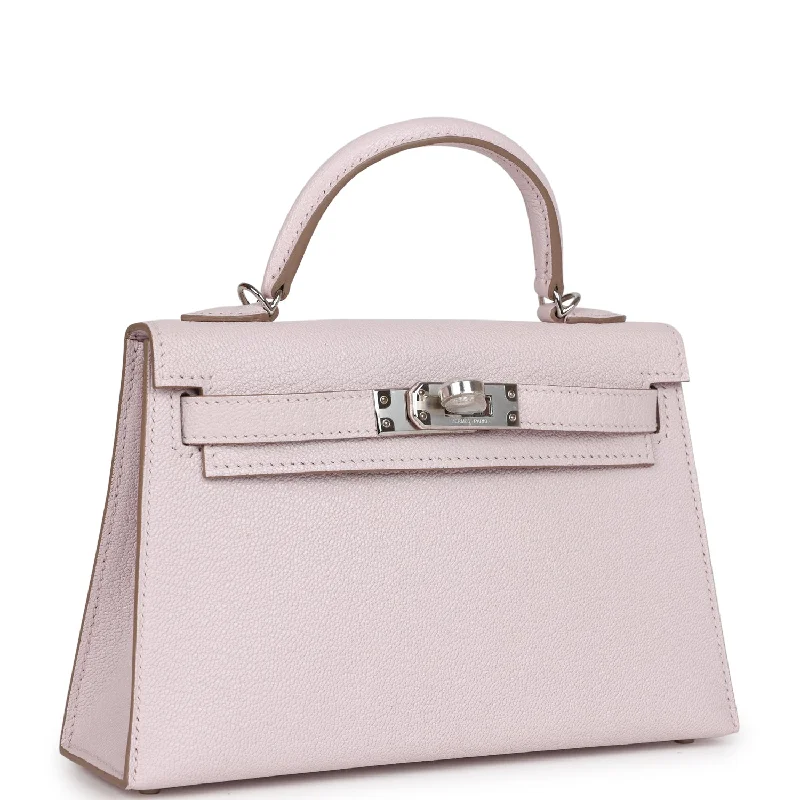 Travel - Approved Hermes Carry - on Bags with TSA - Friendly FeaturesSmall - sized Hermès Kelly Bags in Epsom leather for a structured lookHermes Kelly Sellier 20 Mauve Pale Chevre Palladium Hardware