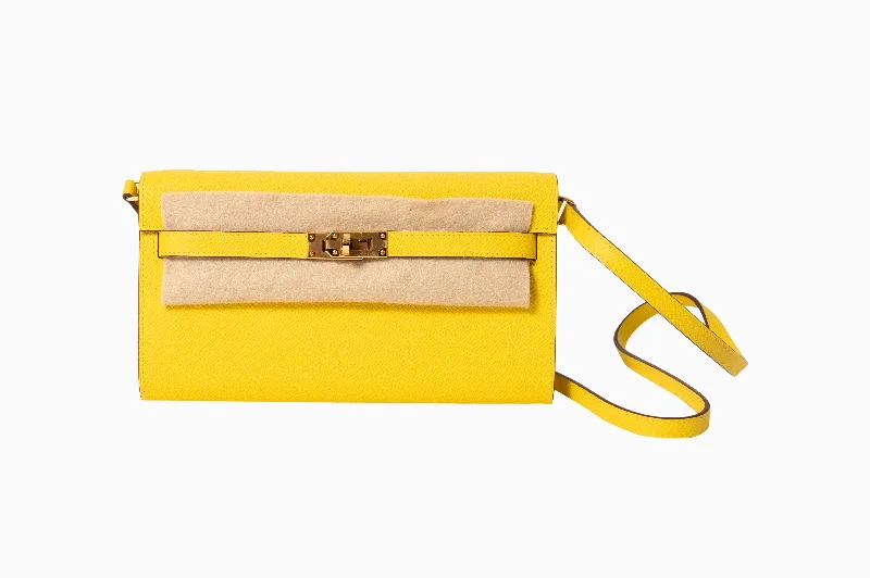 Easy - to - Clean Hermes Bags for Busy LifestylesHermès Kelly Bags in a soft pastel yellow for a fresh and feminine lookHermes Kelly to go bag