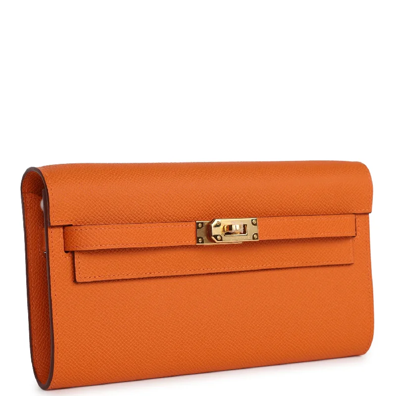 Versatile Hermes Arceau Bags for Different OccasionsHermès Kelly Bags with a removable interior dividerHermes Kelly Wallet To Go Orange Epsom Gold Hardware