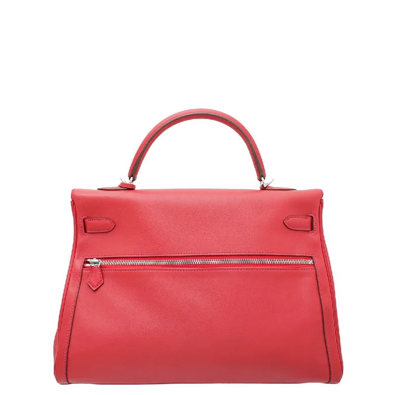 High - End Hermes Jypsiere Bags for the Fashion - ForwardHermès Kelly Bags with a hand - stitched leather handle for artisanal charmHermes Rouge Lakis Kelly 35 Bag