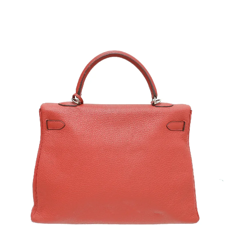 Dark - Hued Hermes Bags for a Sophisticated and Timeless PresenceHermès Kelly Bags with a flap - over closure and turnlock for a classic lookHermes Rouge Venetian Retourne Kelly 35 Bag